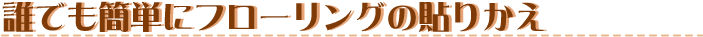 �N�ł��ȒP�Ƀt���[�����O�̓\�肩��