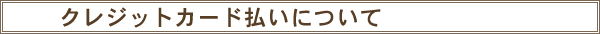 お支払いについて